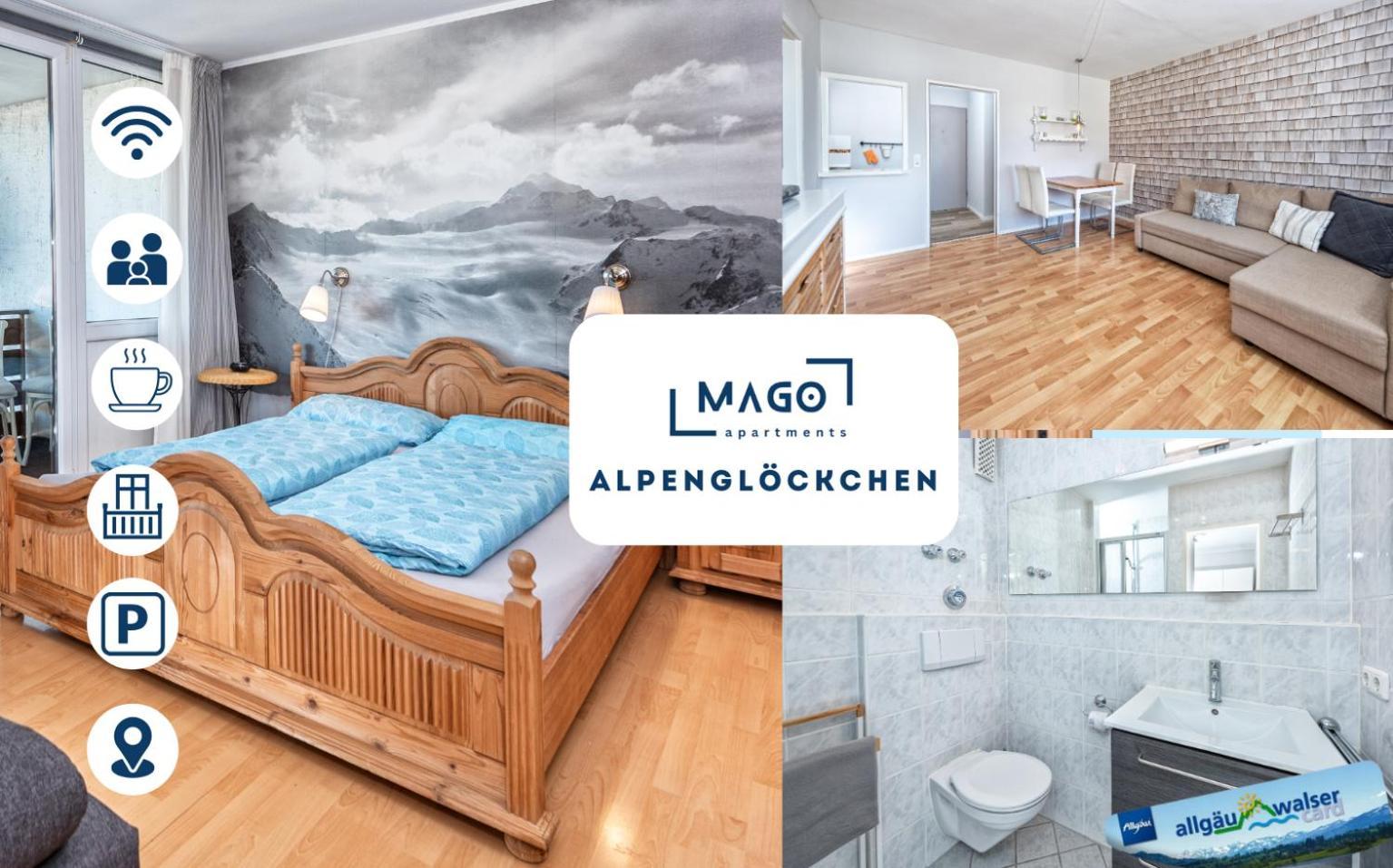 Alpengloeckchen Zentral Fuer 6 Apartment Oberstaufen Bagian luar foto